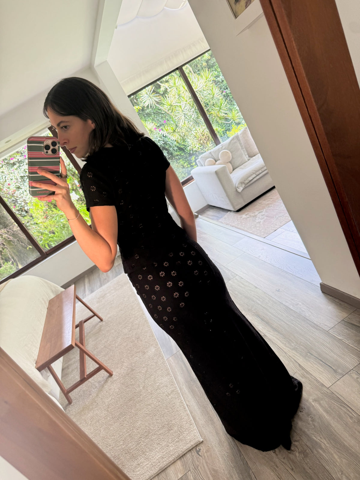 SET TOP Y FALDA LARGA