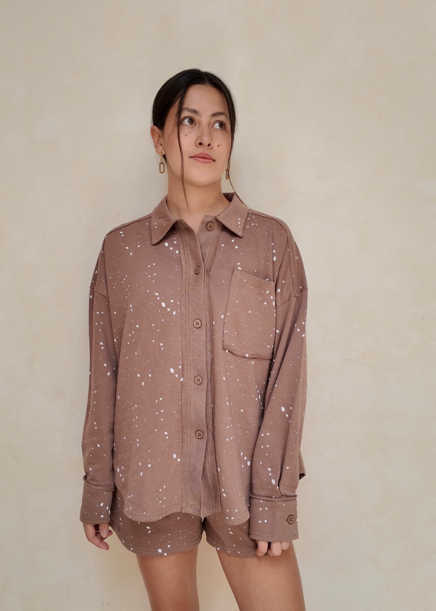 SET LOUNGY CAMISA Y SHORT