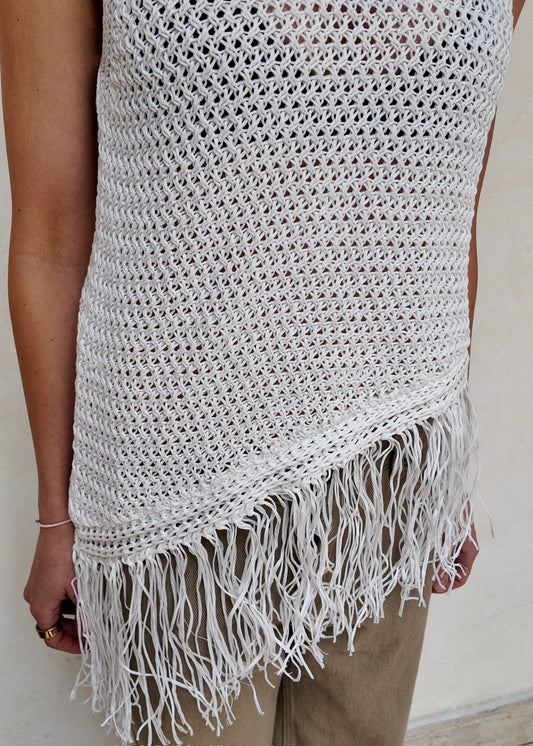TOP DE KNIT CON FLECOS