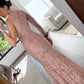 VESTIDO MAXI ROSA VELVET