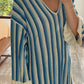 VESTIDO DE KNIT STRIPED
