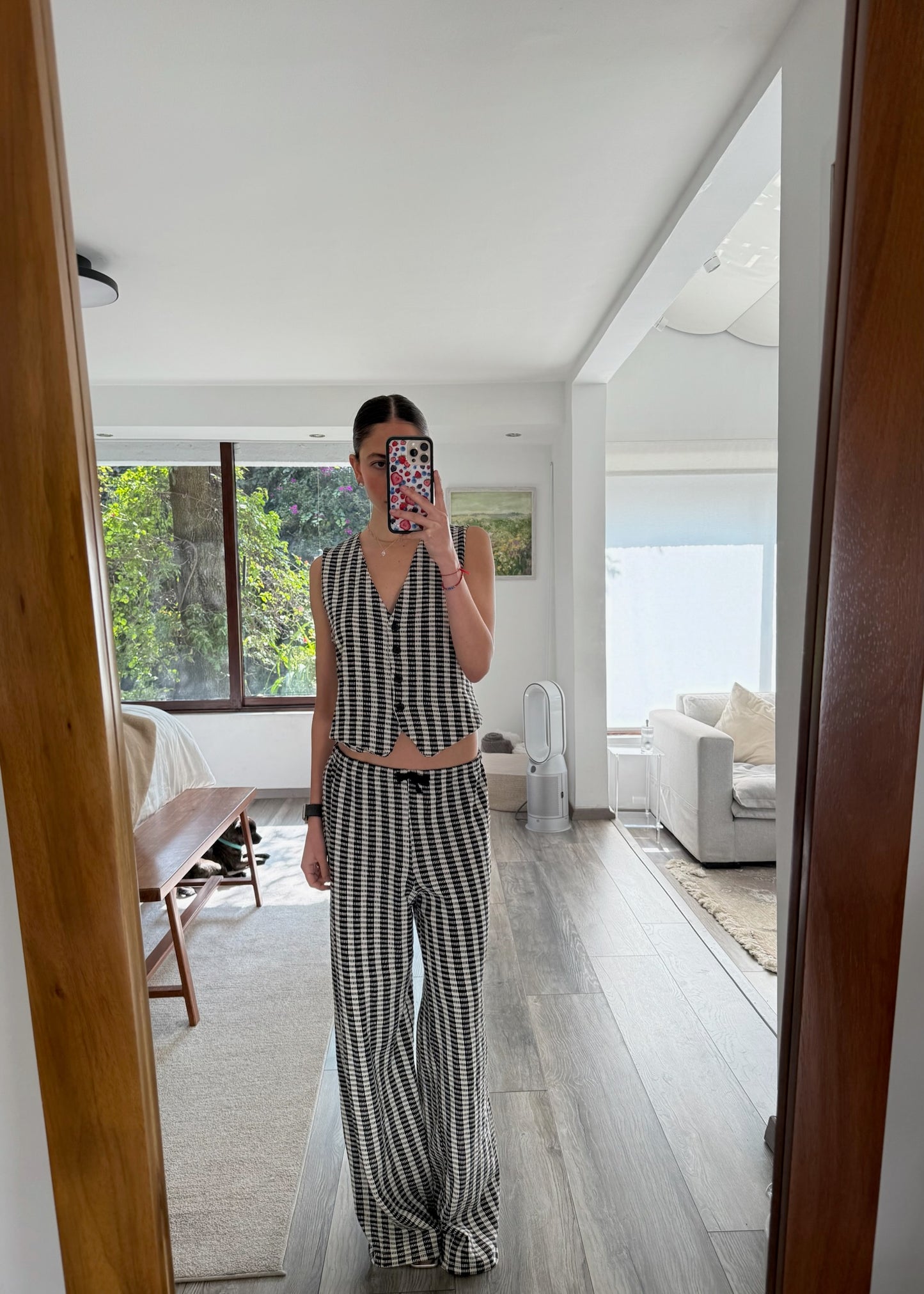 SET CHALECO Y PANTALÓN B&W