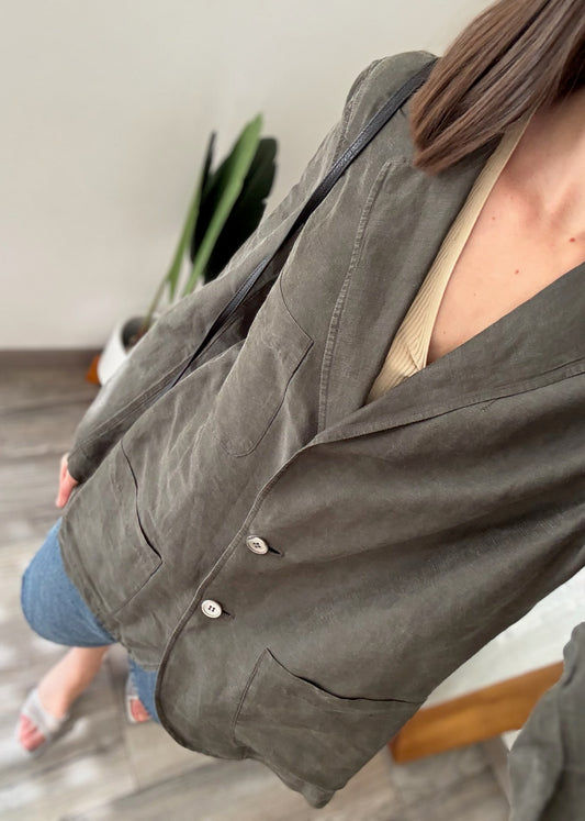 BLAZER/CAMISA VERDE MILITAR
