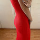 VESTIDO ONE SHOULDER ROJO