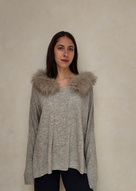 CREWNECK CUELLO PELUCHE