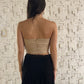 TOP STRAPLESS DOUBLE BOW