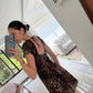 VESTIDO MINI PRINT LEOPARDO