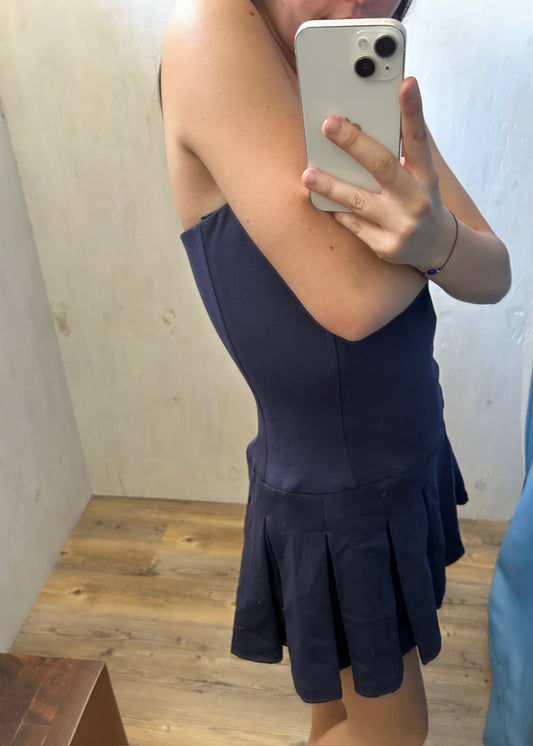 VESTIDO STRAPLESS SCHOOL GIRL