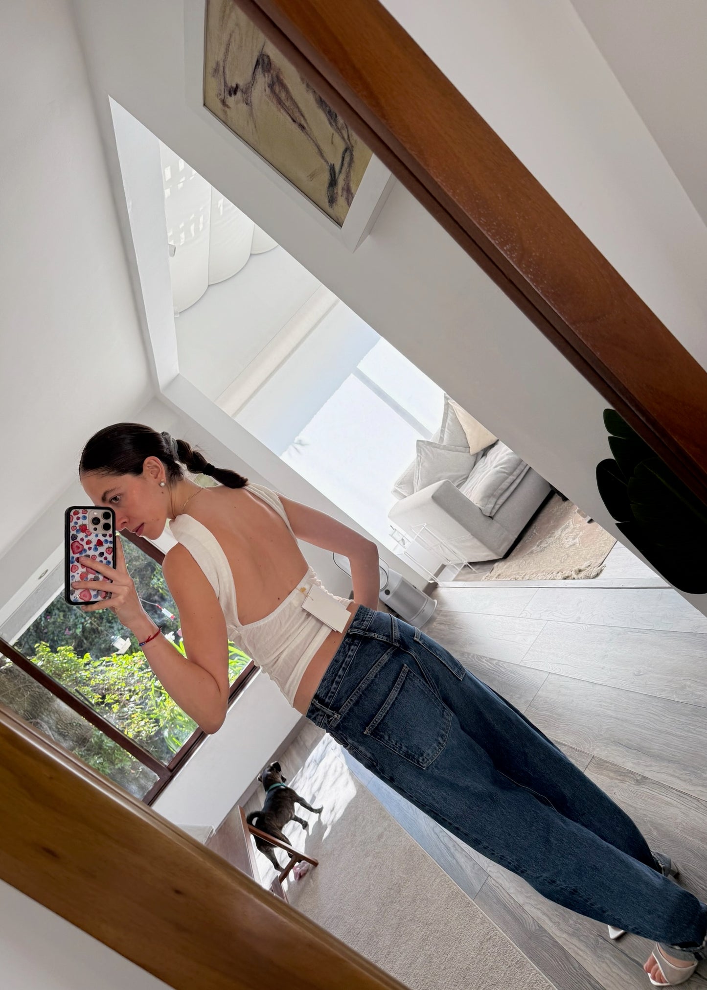 TOP BLANCO CON CHOCKER