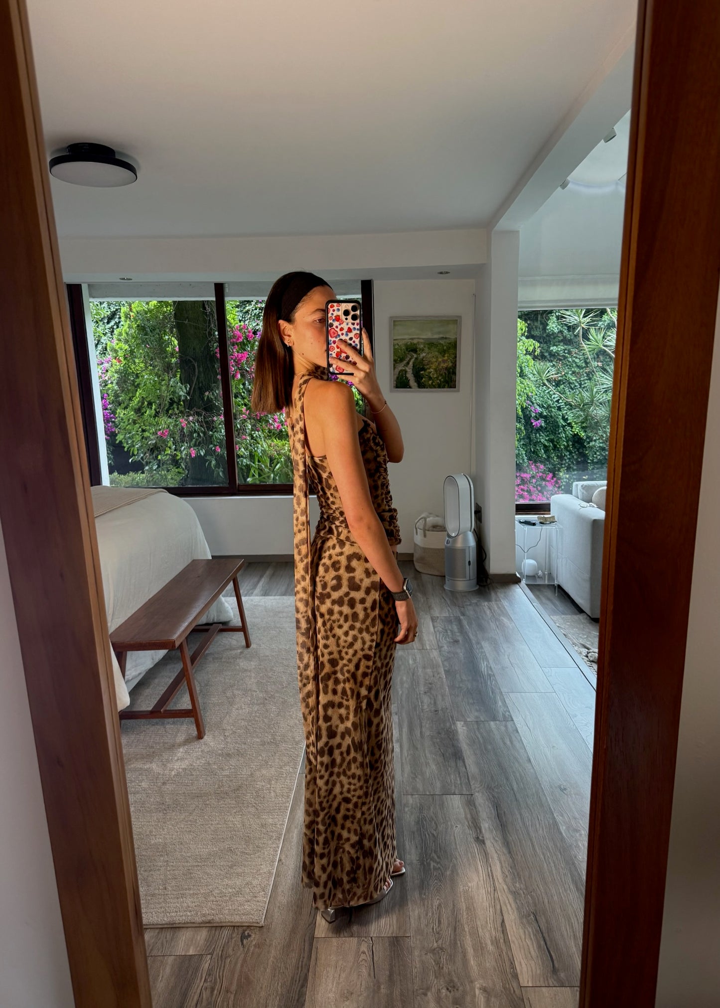 SET TOP Y FALDA ANIMAL PRINT