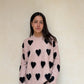 CREWNECK BROKEN HEART ROSA