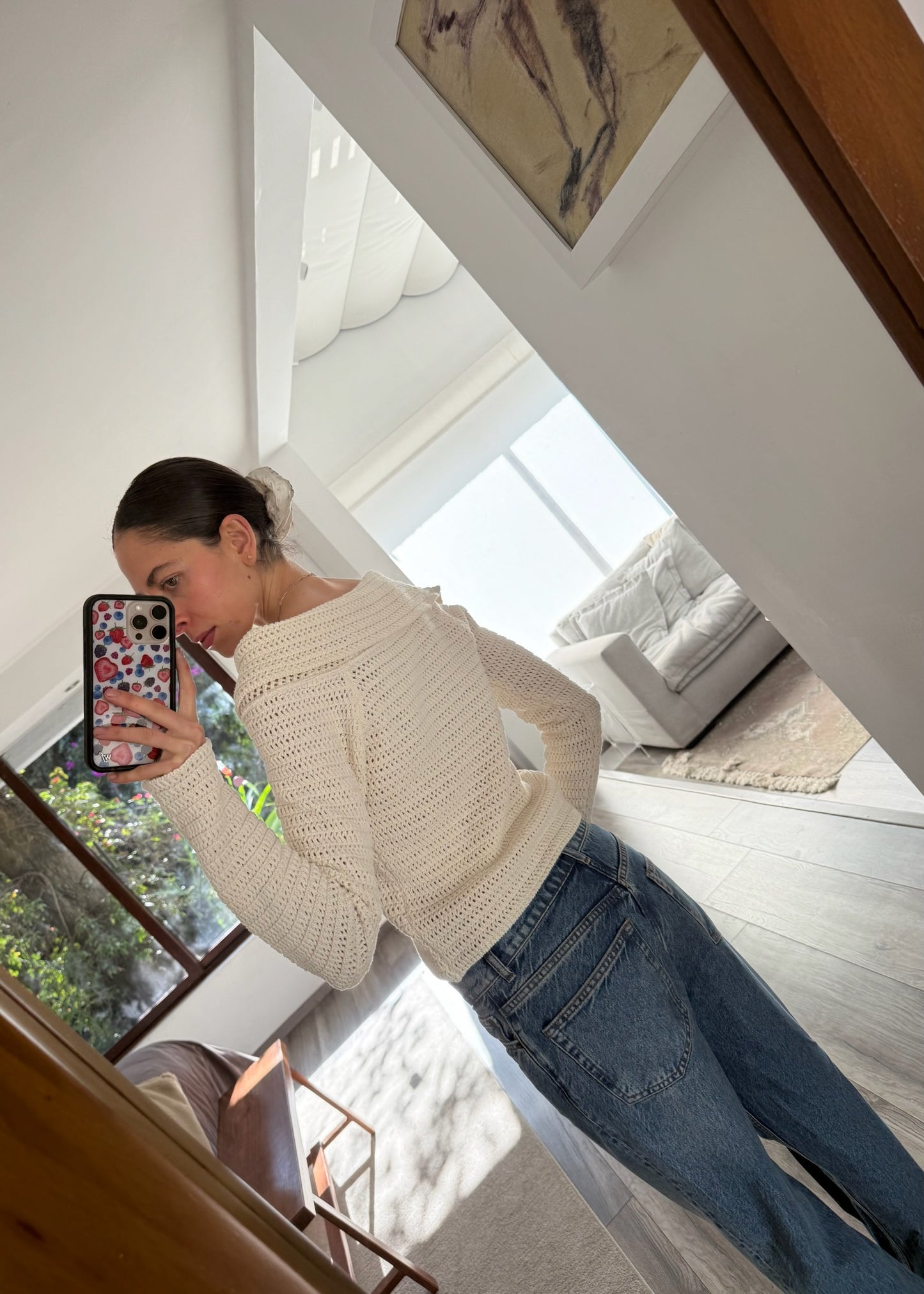 CARDIGAN OFF THE SHOULDER