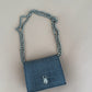 CARTERA CON CORREA GRIS