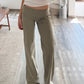 PANTALÓN PINSTRIPED LOW RISE