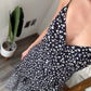 VESTIDO MIDI CON PRINT AZUL