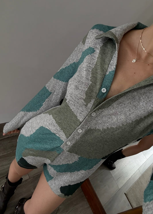 CARDIGAN ROMPER