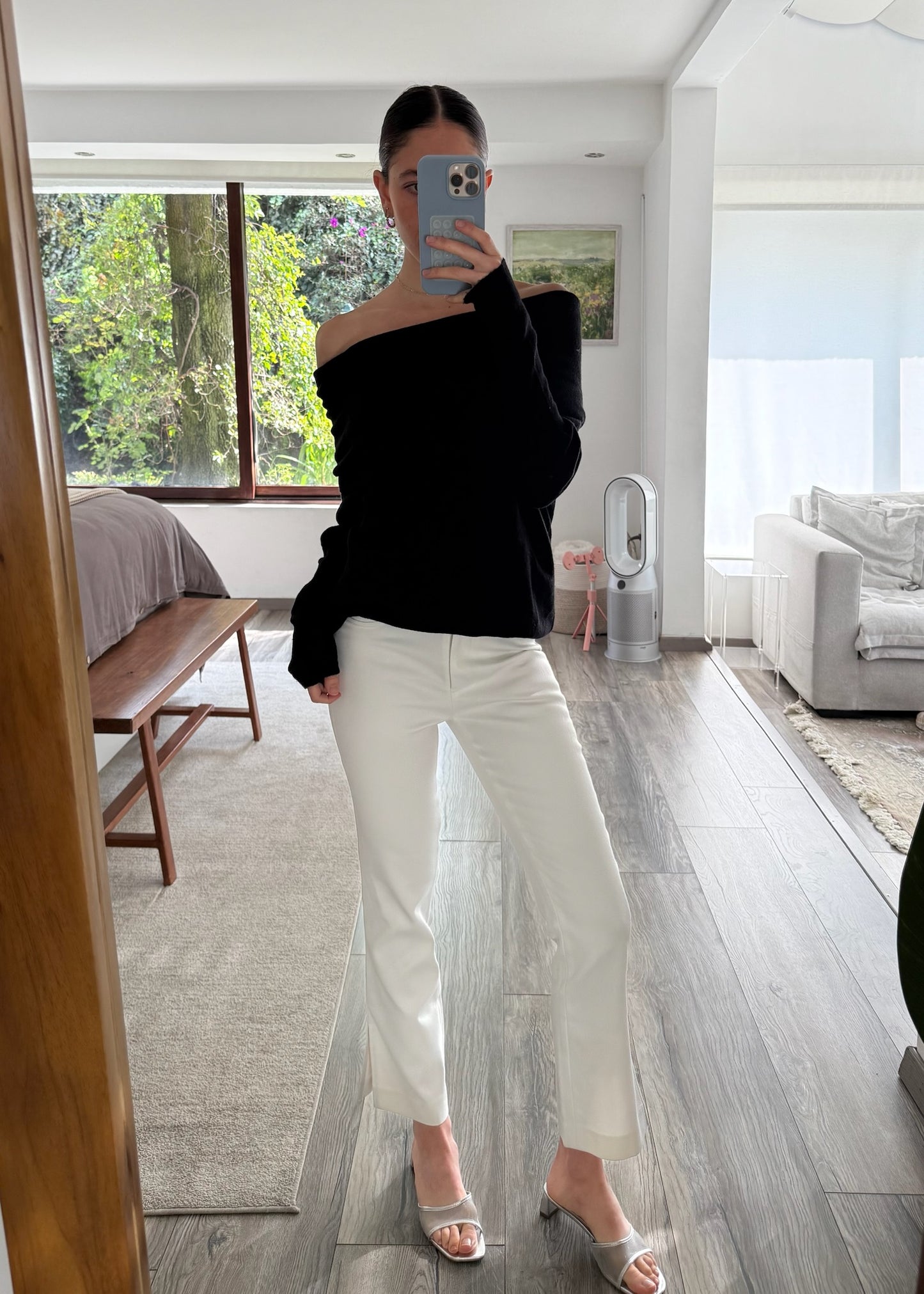SUETER NEGRO OFF THE SHOULDER