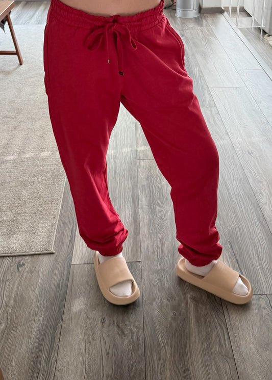 SWEATPANTS ROJOS