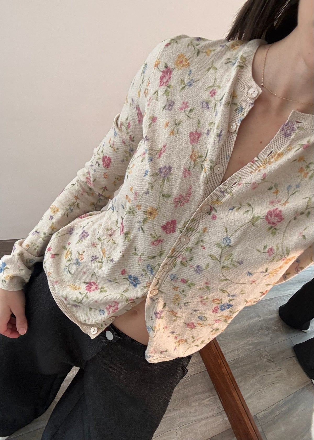 CARDIGAN DE FLORES
