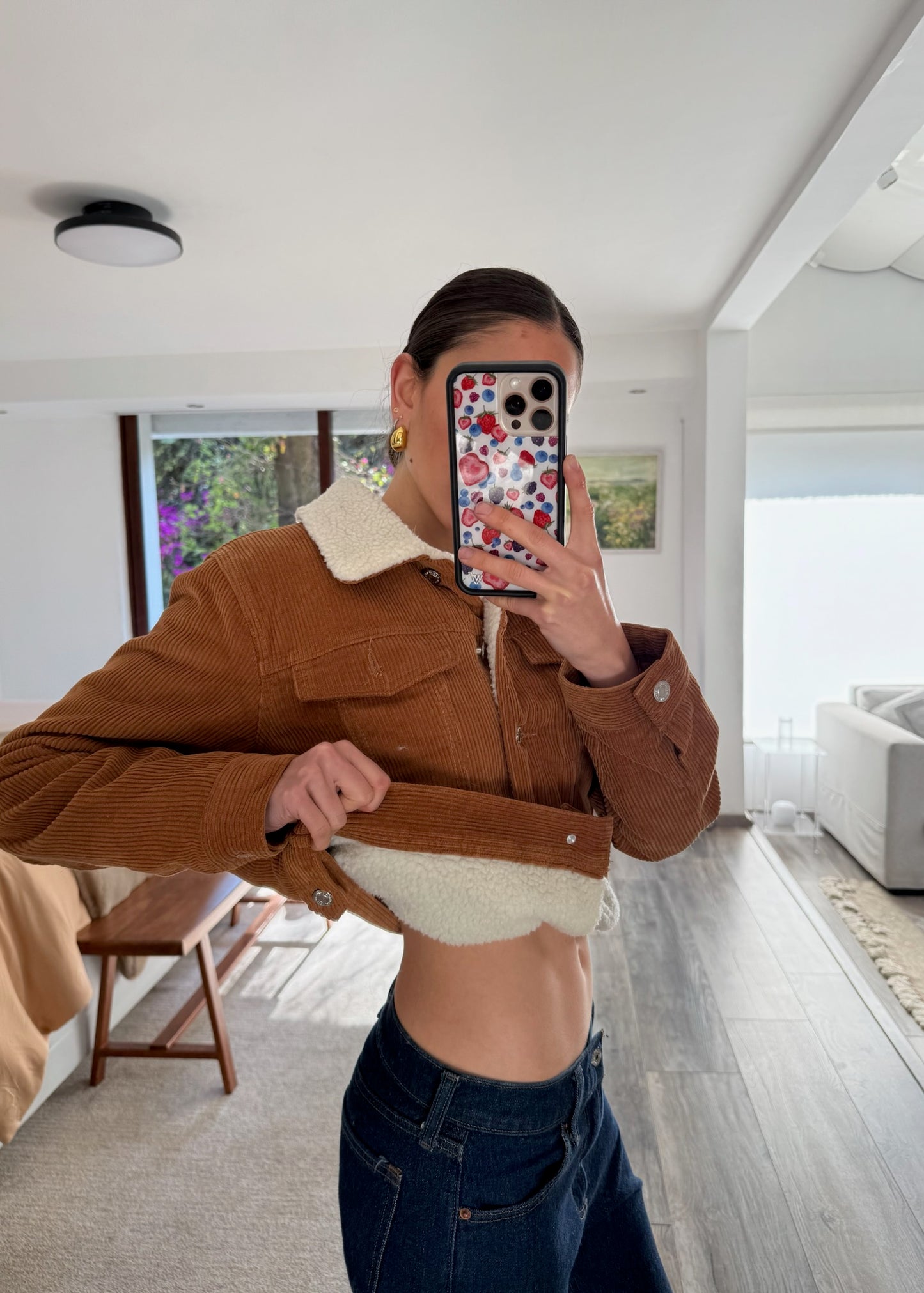 CHAMARRA DE PANA CON PELUCHE