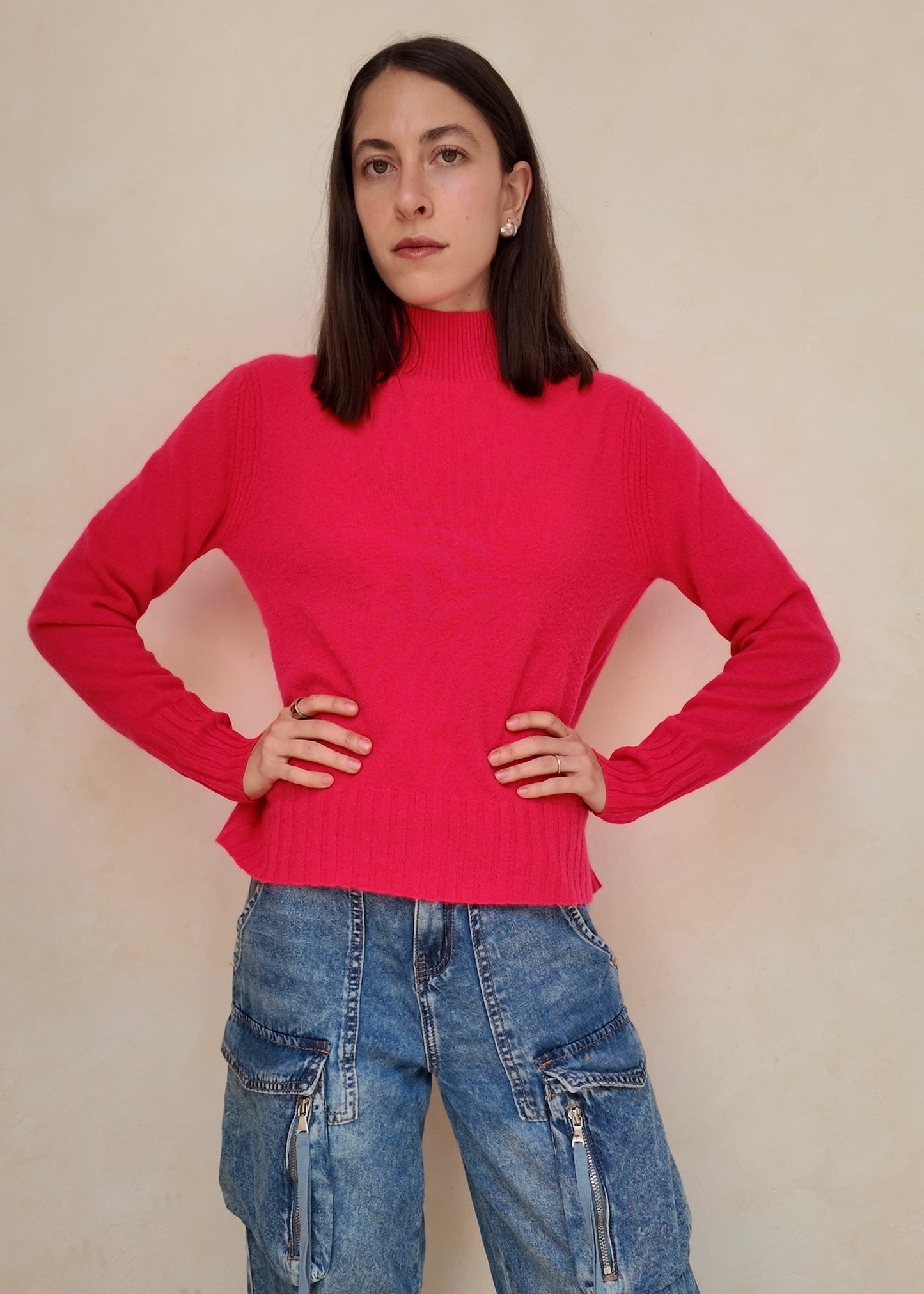 SUETER 100% LANA ROSA