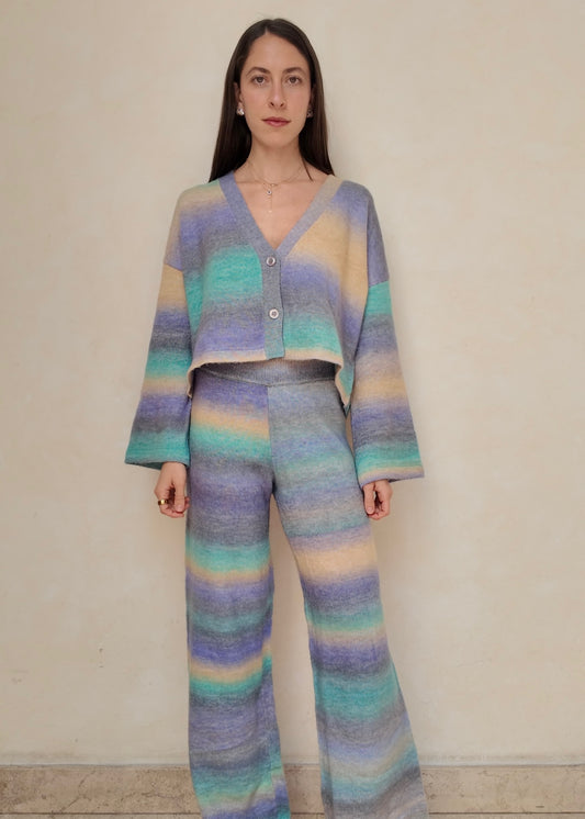 SET CARDIGAN Y PANTALÓN DEGRADADA
