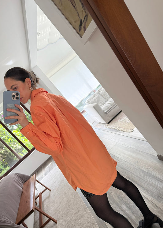 CAMISA OVERSIZED NARANJA