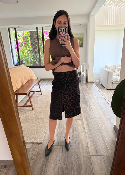 FALDA PENCIL ANIMAL PRINT