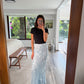 FALDA DE MESH BABY BLUE