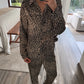 SET SATINADO ANIMAL PRINT