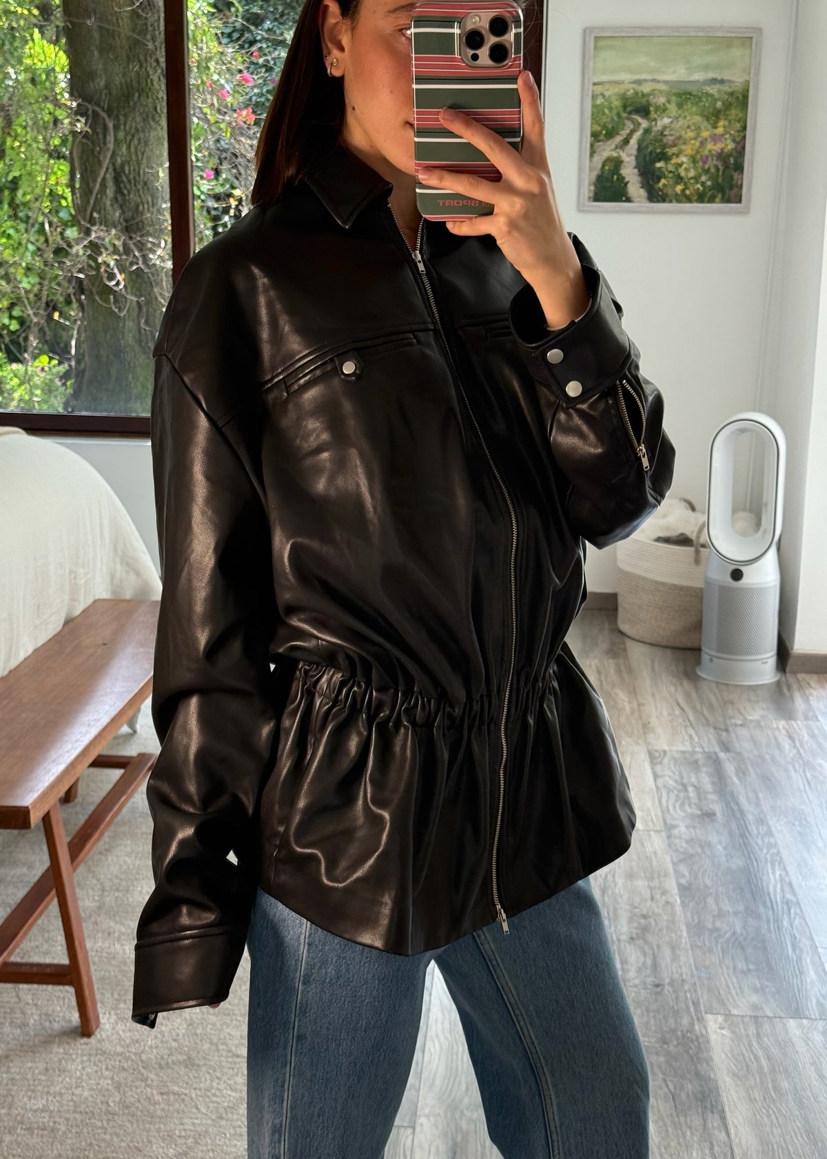 CHAMARRA MOTO OVERSIZED
