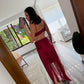 VESTIDO DE KNIT STRIPED