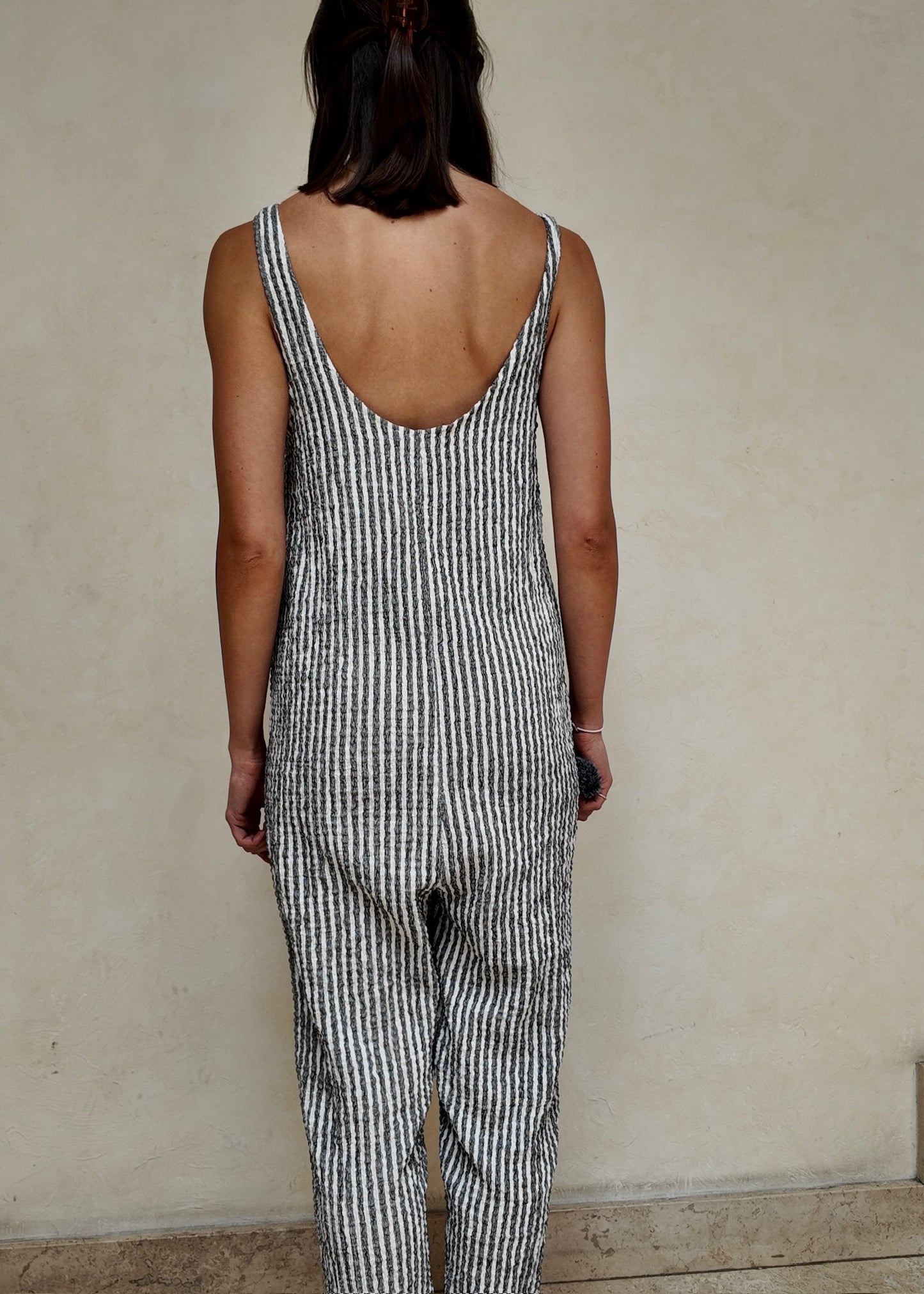 JUMPSUIT B&W CASUAL