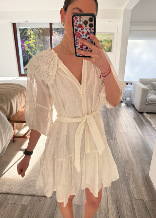 VESTIDO DE LINO SHEER