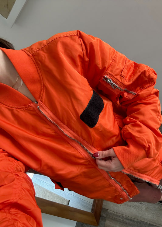 BOMBER JACKET NARANJA