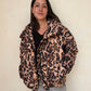 CHAMARRA PUFFER ANIMAL PRINT CAFÉ