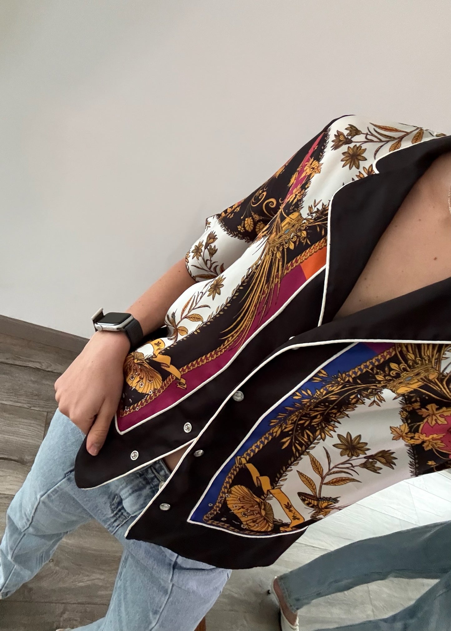 CAMISA MANGA CORTA CON PRINT