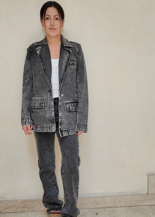 SET DENIM NEGRO DESLAVADO