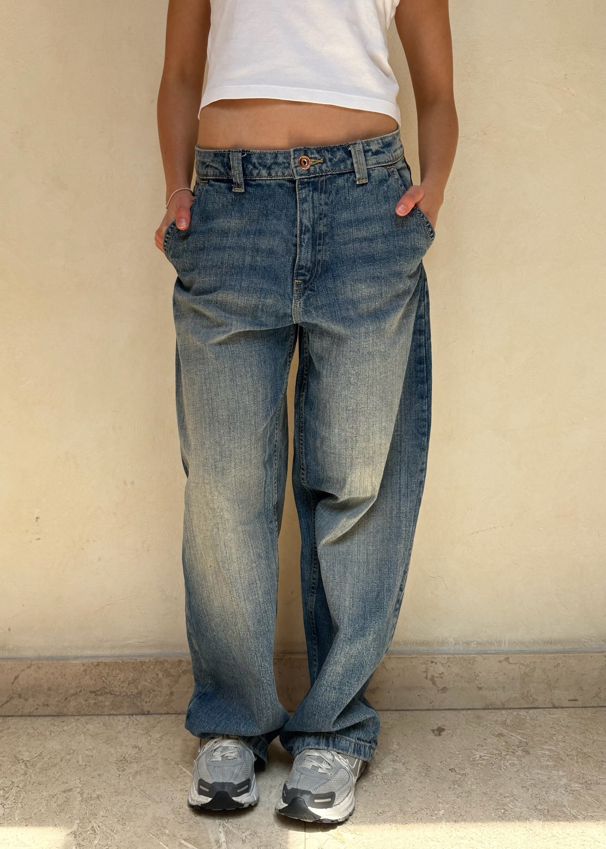 BAGGY JEANS WASHED EFFECT