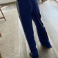 PANTS AZULES DOBLE PRETINA
