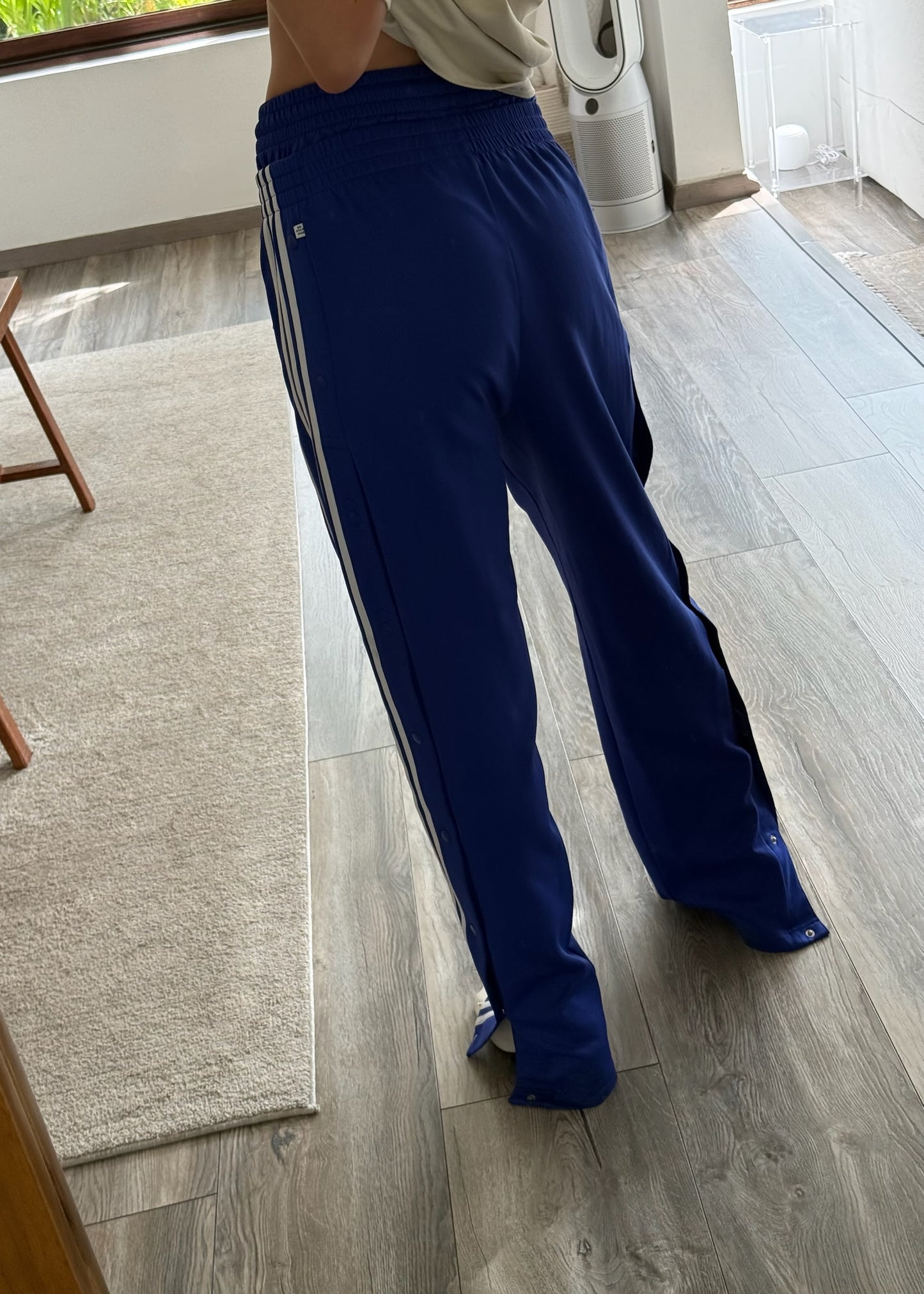 PANTS AZULES DOBLE PRETINA