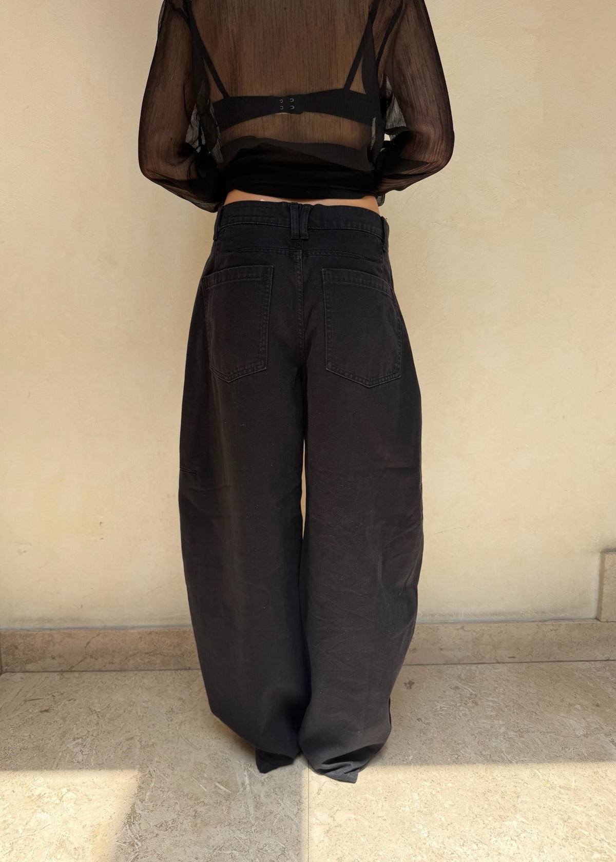 JEANS NEGROS BARREL