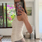 TOP ONE SHOULDER FRUNCIDO