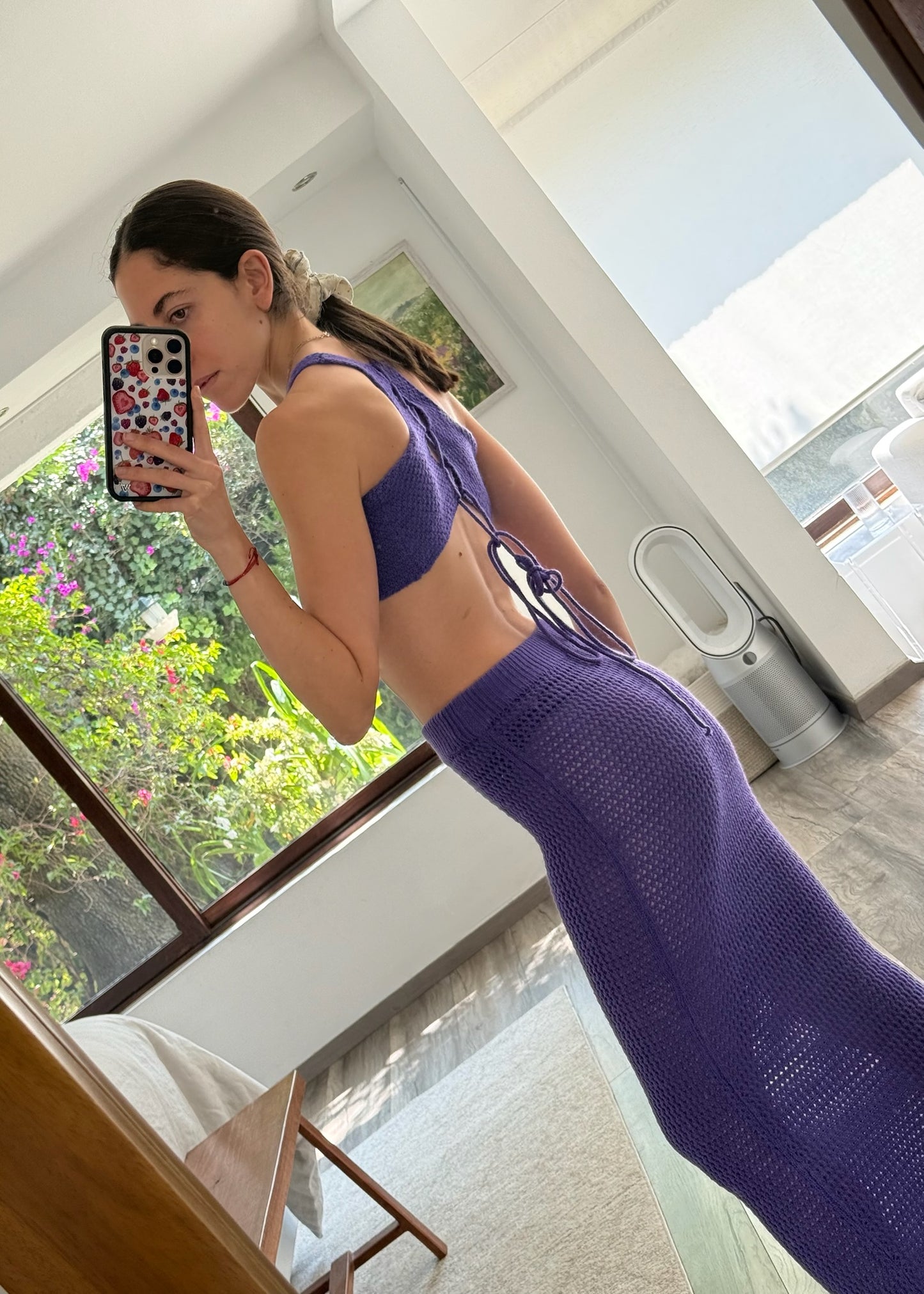 SET DE KNIT MORADO