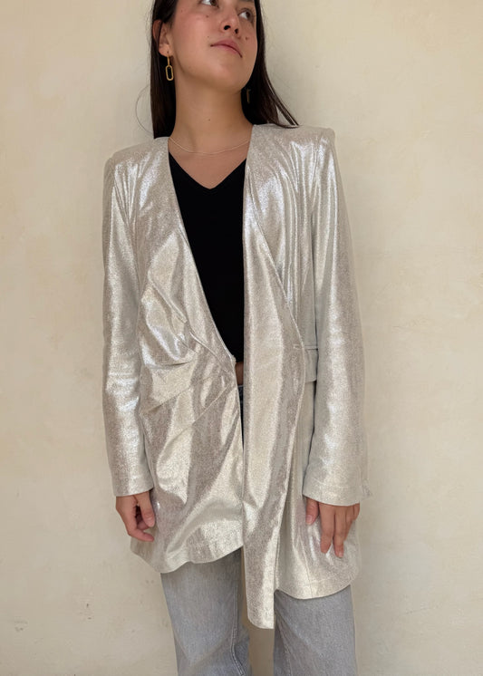 BLAZER PLATEADO