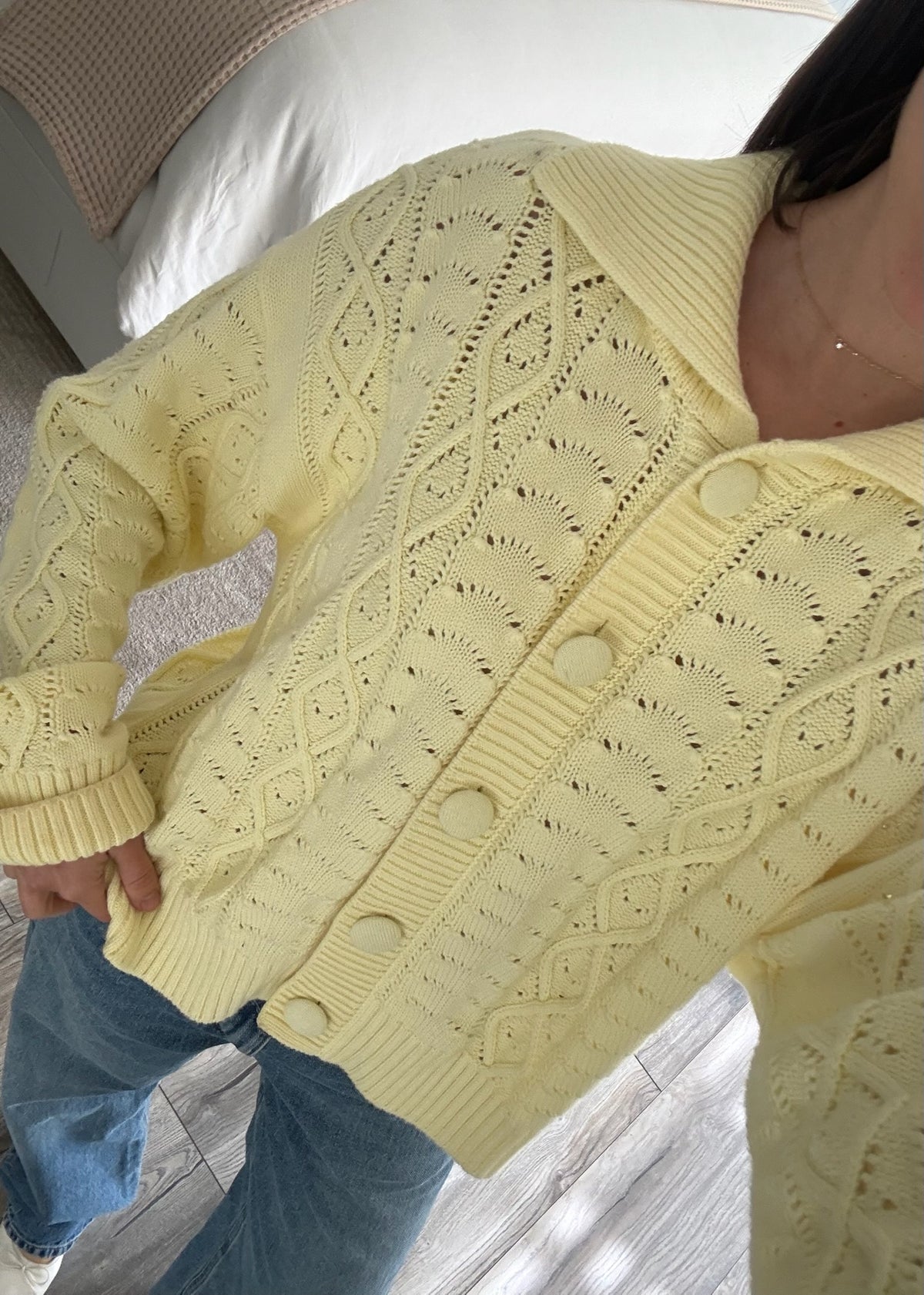 CARDIGAN AMARILLO