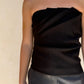 TOP STRAPLESS ARRUGADO