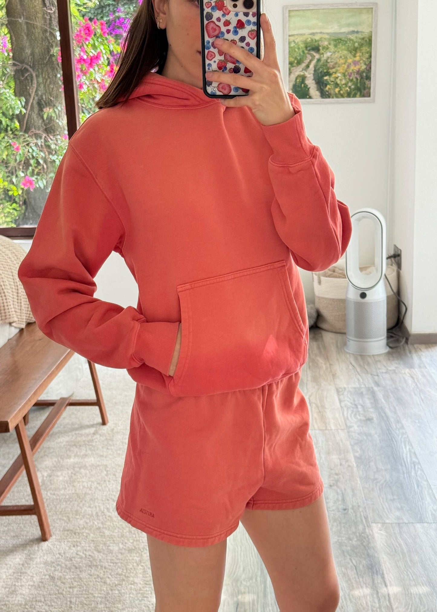 LOUNGEY SET HOODIE Y SHORTS