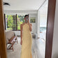 VESTIDO BUTTER YELLOW HALTER