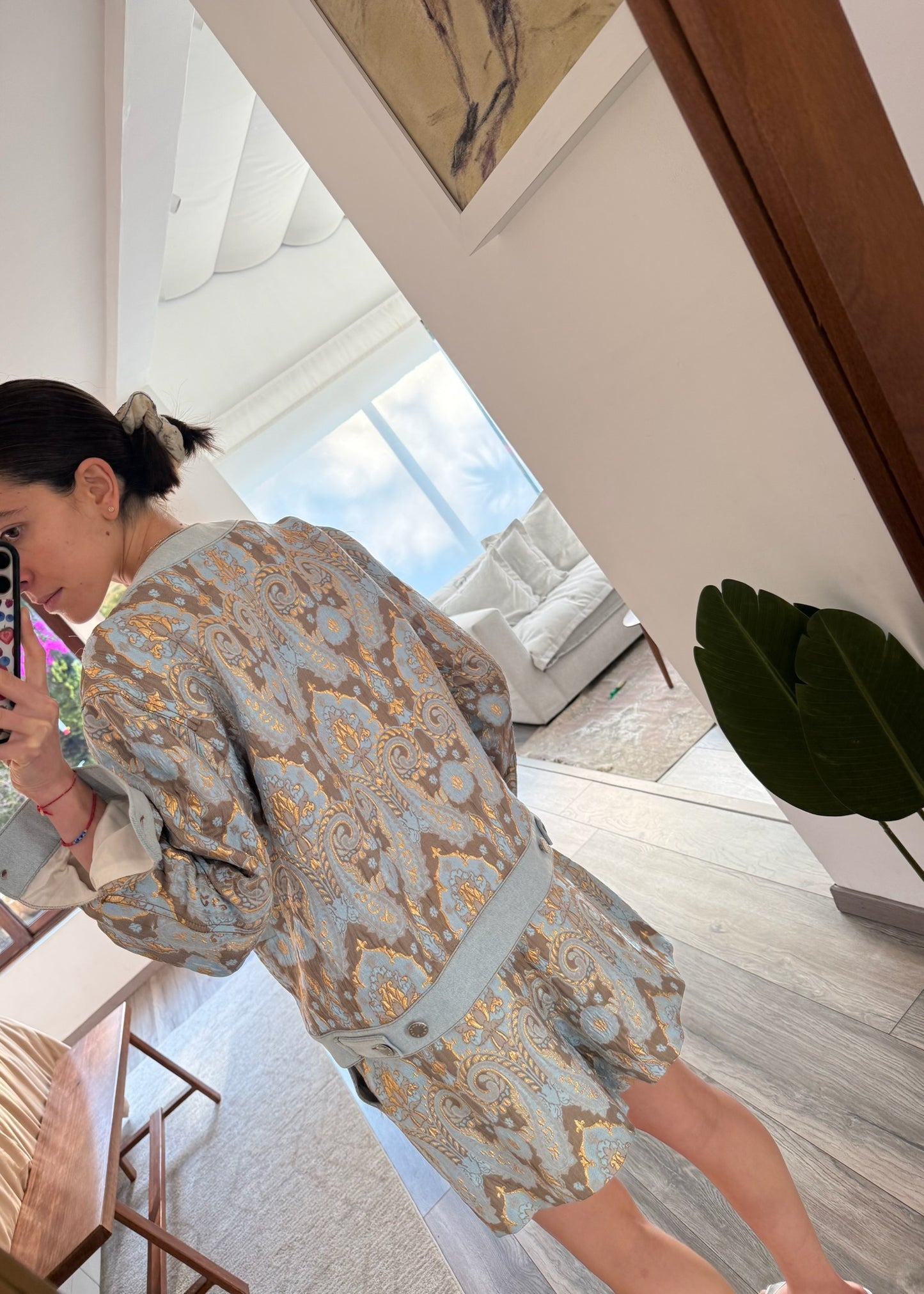 SET SACO Y SHORTS BABY BLUE